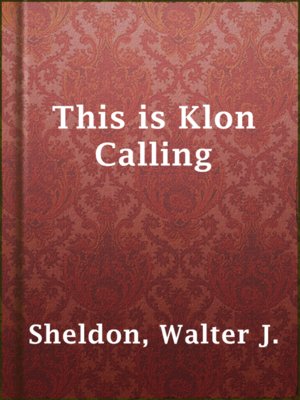 cover image of This is Klon Calling